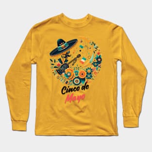 Cinco de mayo pattern Long Sleeve T-Shirt